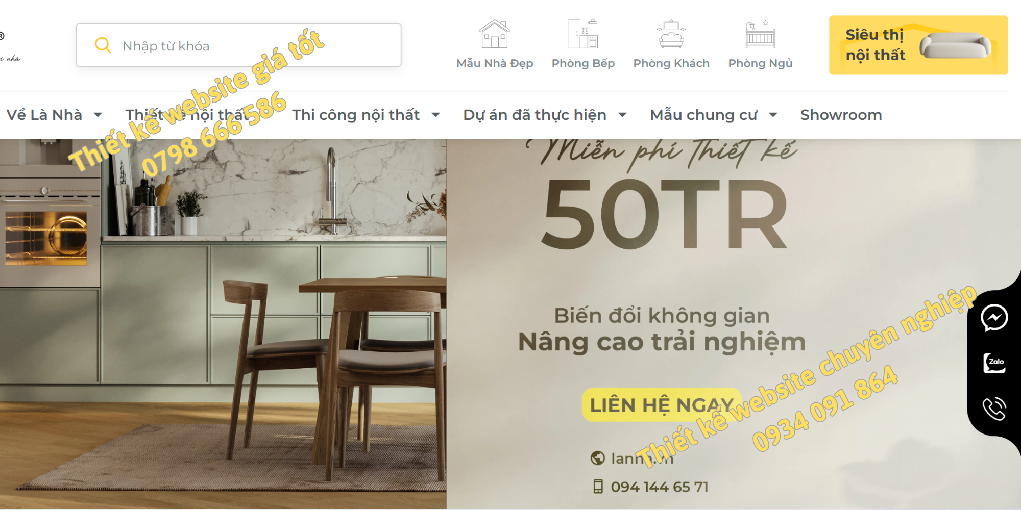 thiết kế website Cà Mau