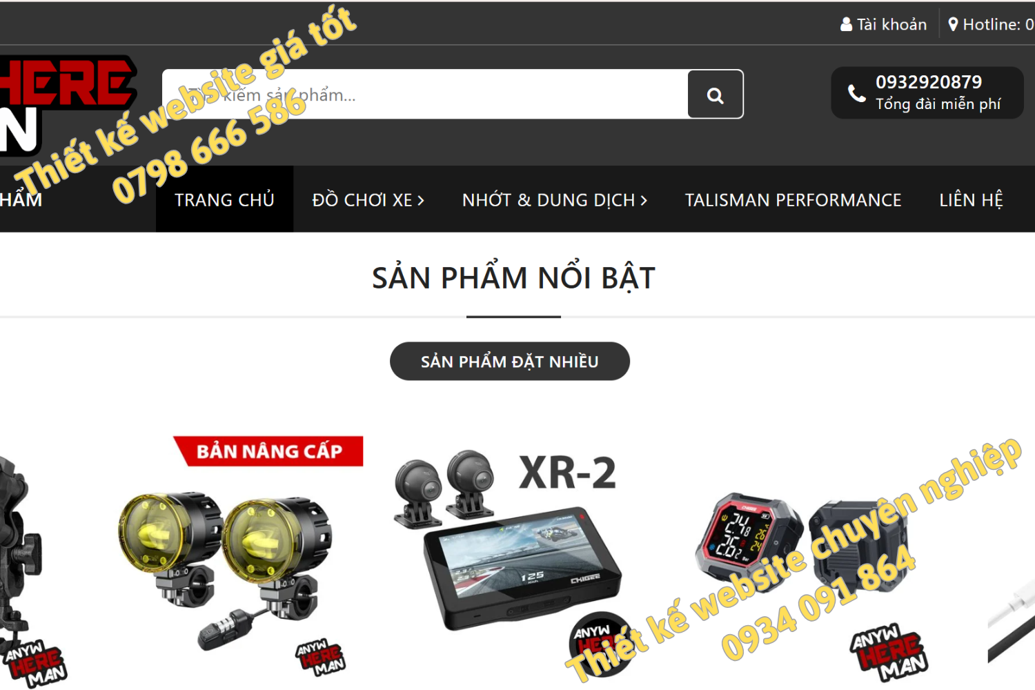 thiết kế website an giang