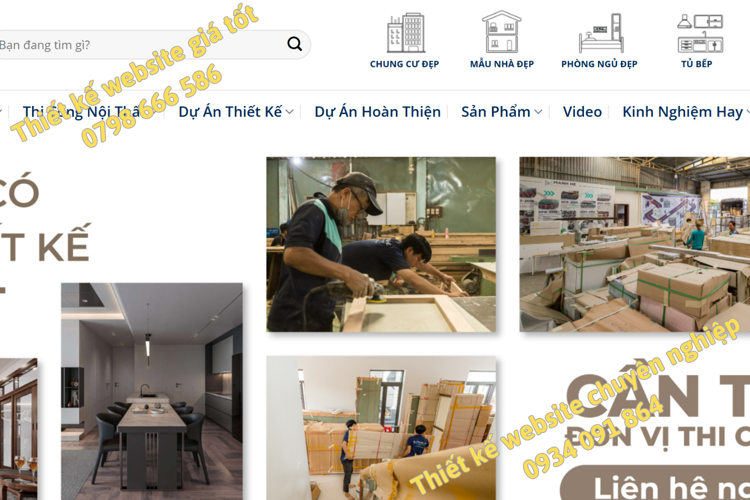 thiết kế website an giang