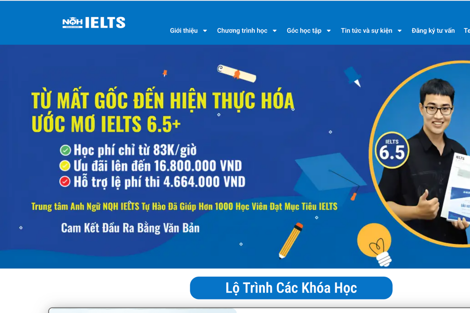 Thiết Kế Website Ngành Giáo Dục