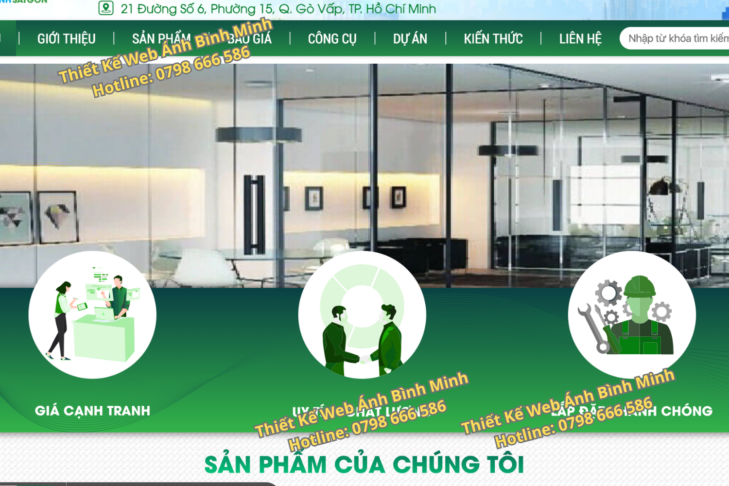 Thiết kế web quận 1