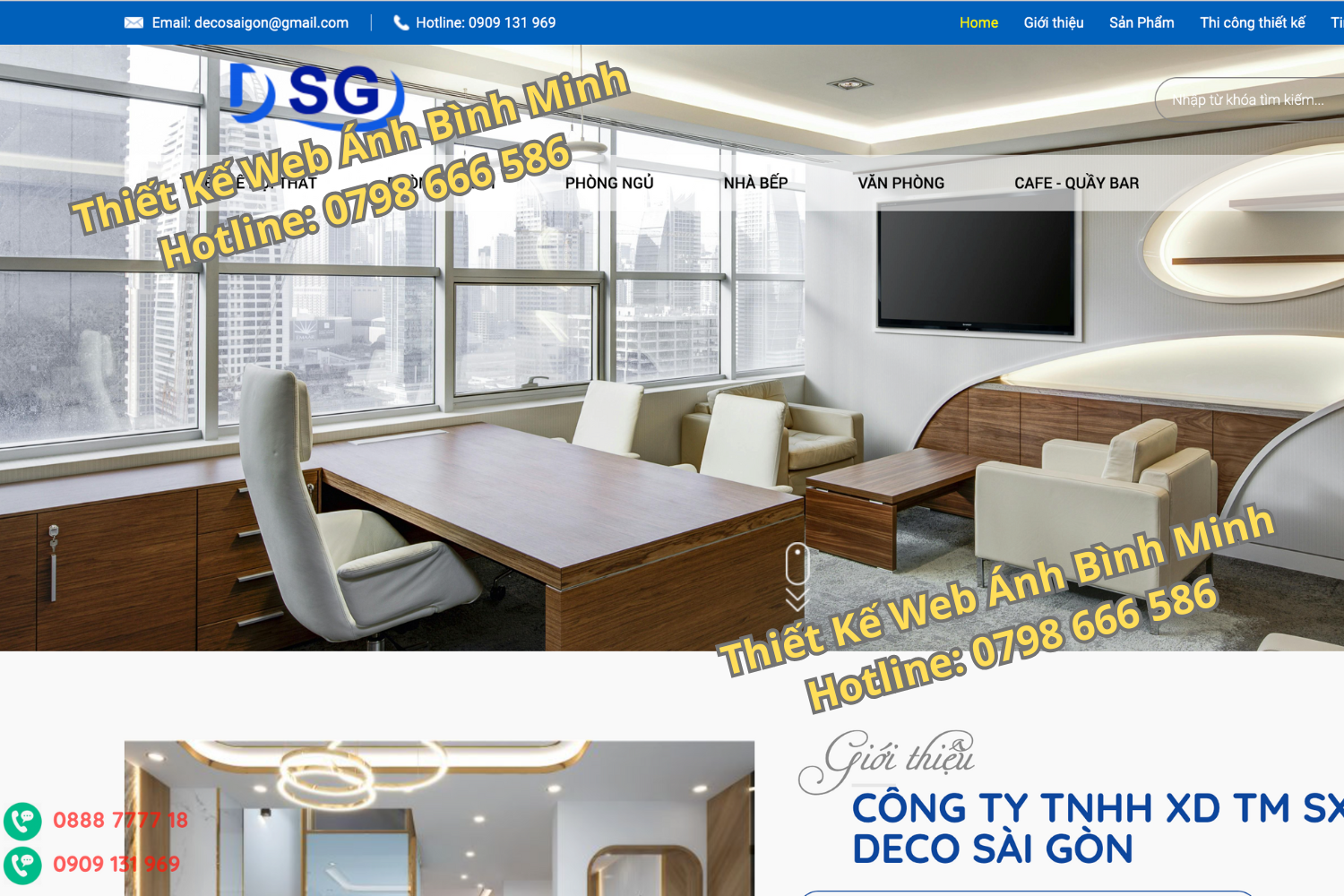 Thiết Kế Website Nội Thất