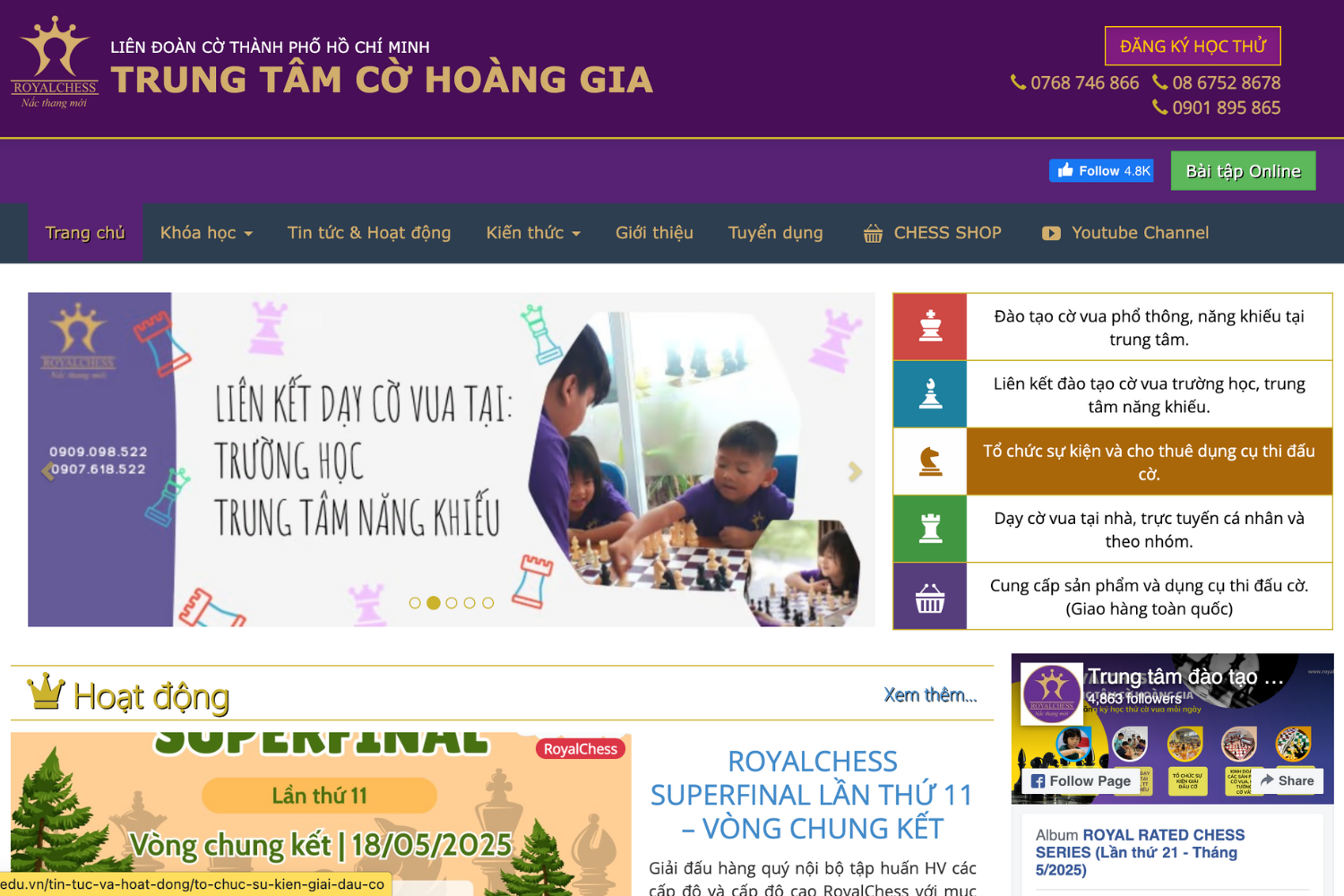 Thiết Kế Website Ngành Giáo Dục