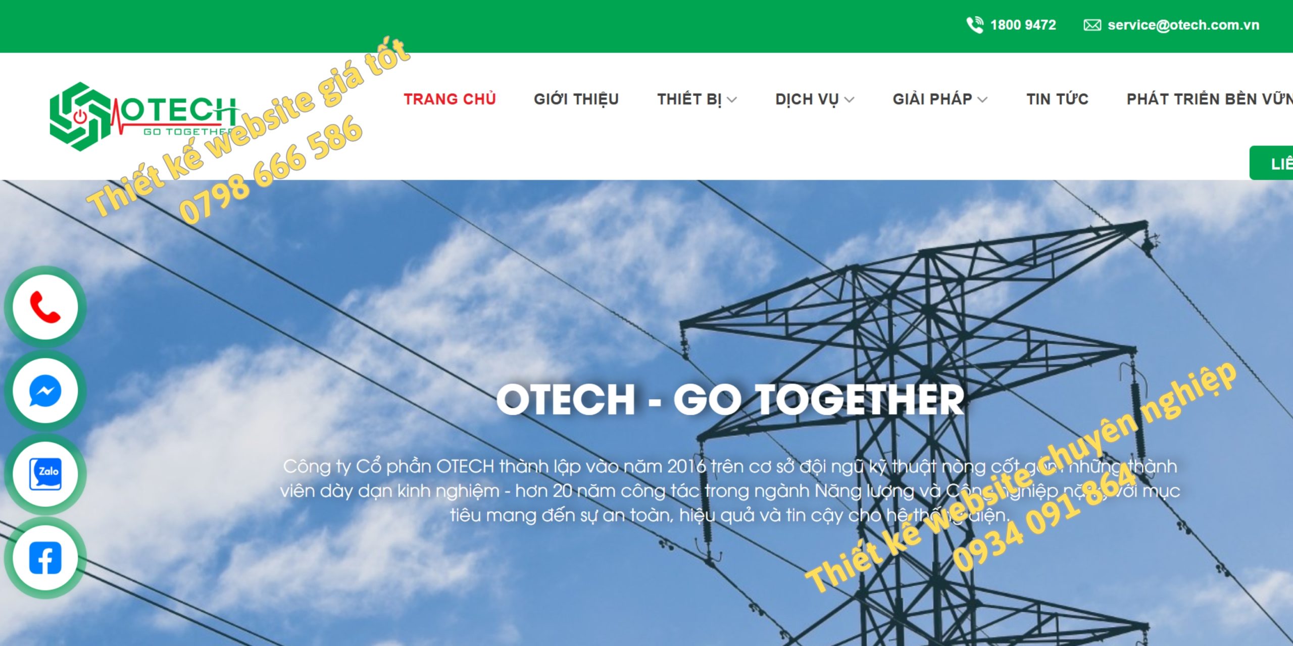 website thiết bị điện