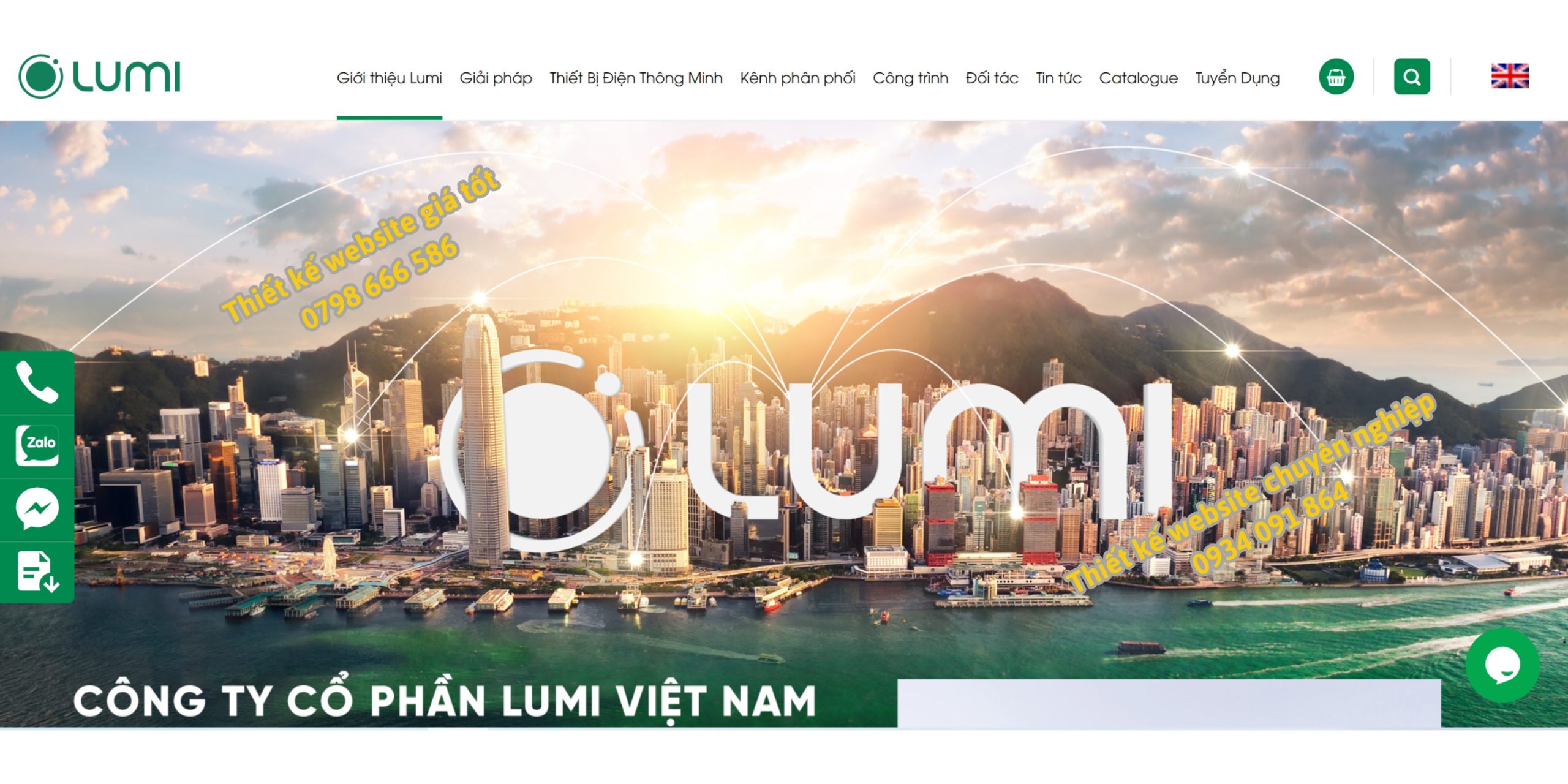 thiết kế website nhà thông minh