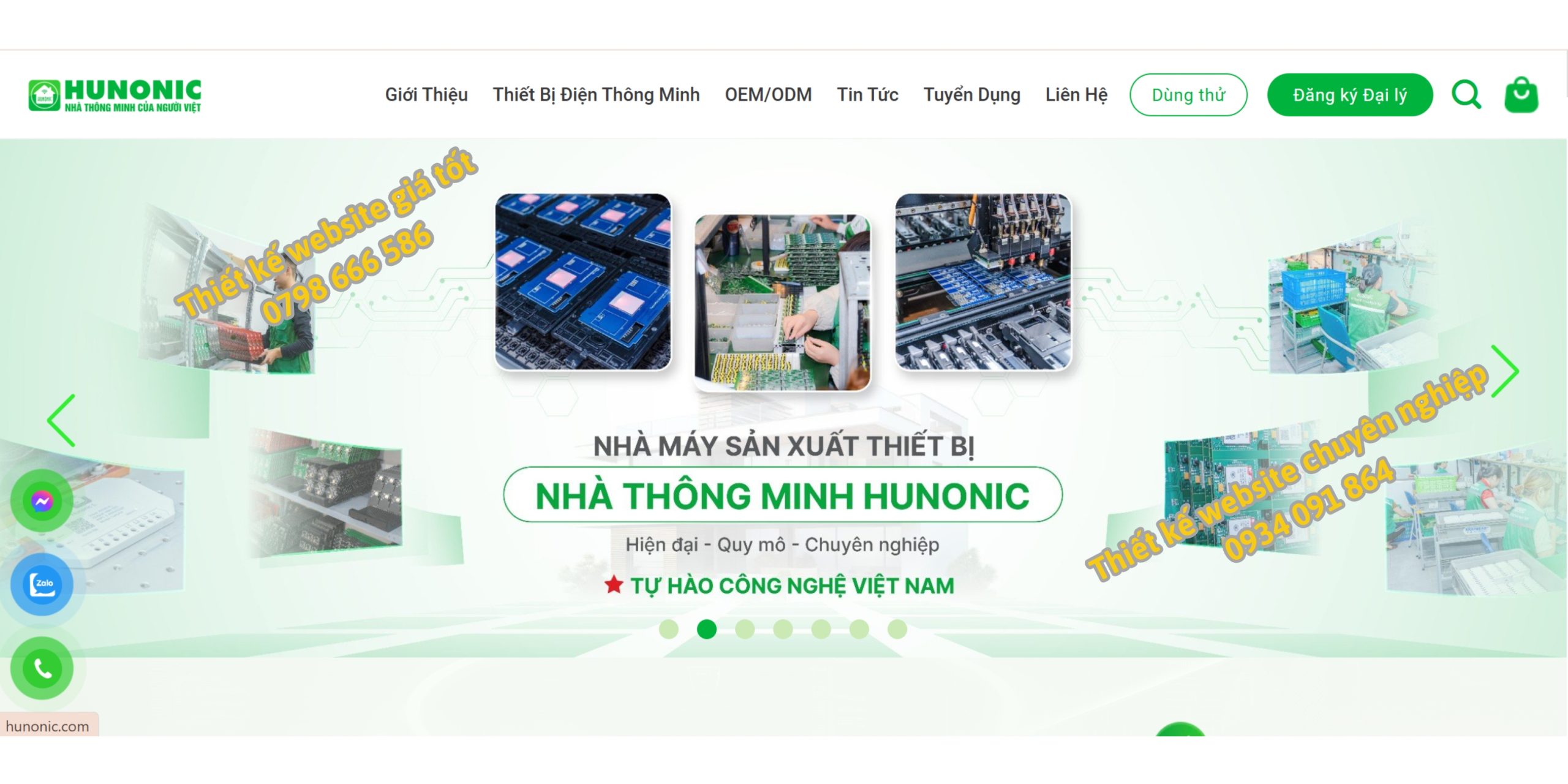 Thiết Kế Website Nhà Thông Minh Chuyên Nghiệp, Đẳng Cấp