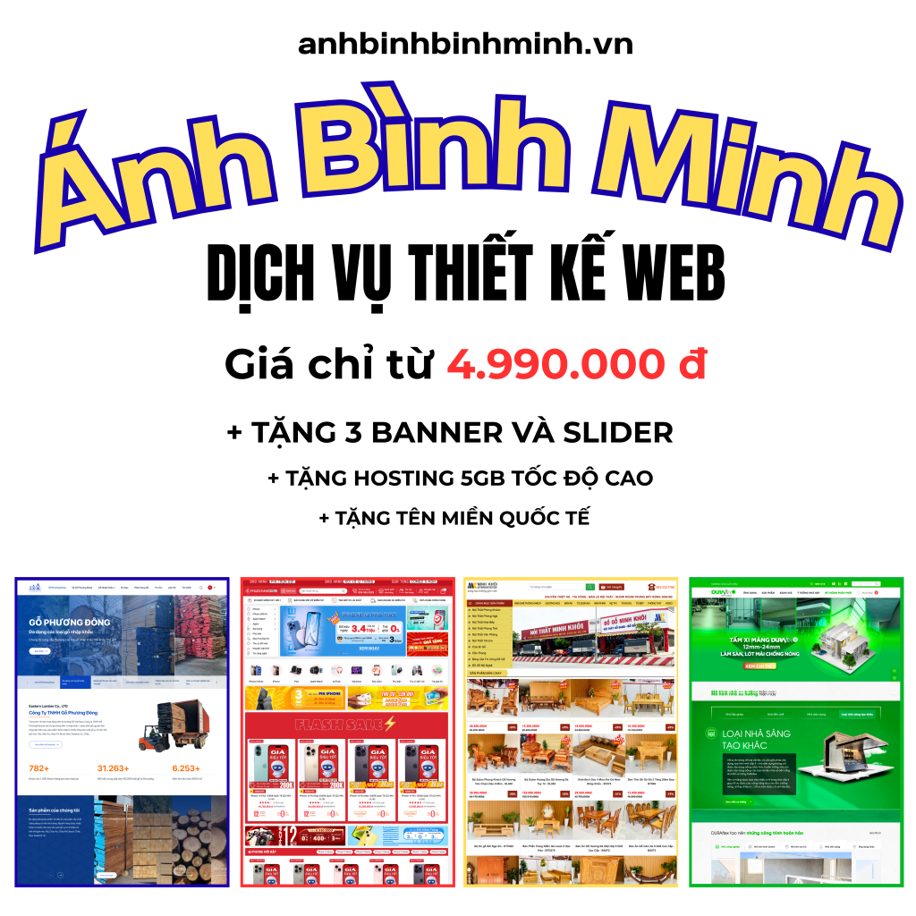 Công ty thiết kế web quận 12