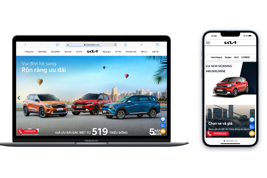 thiết kế website tại lâm đồng