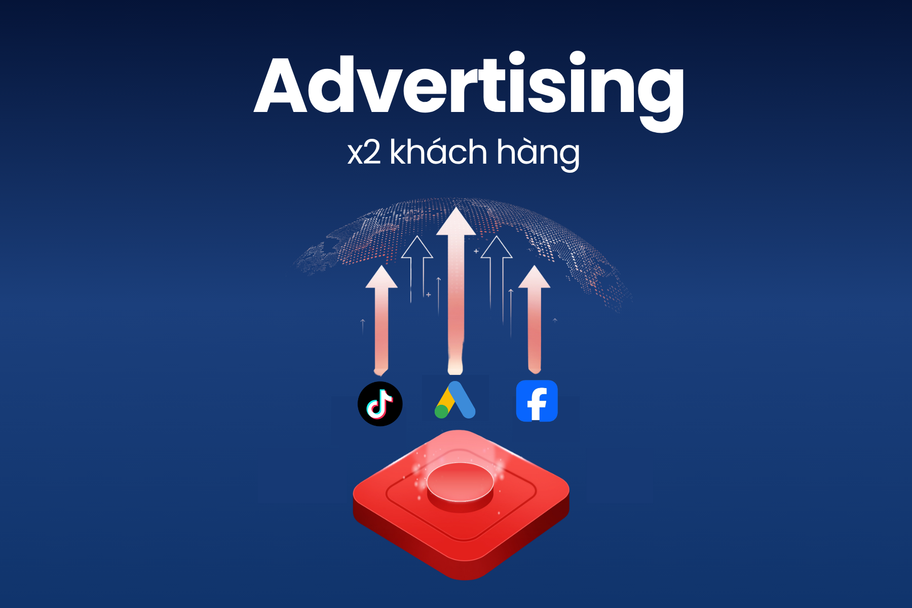 quảng cáo facebook, google đa nền tảng