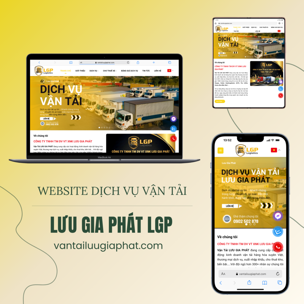 Bảng Giá Thiết Kế Website