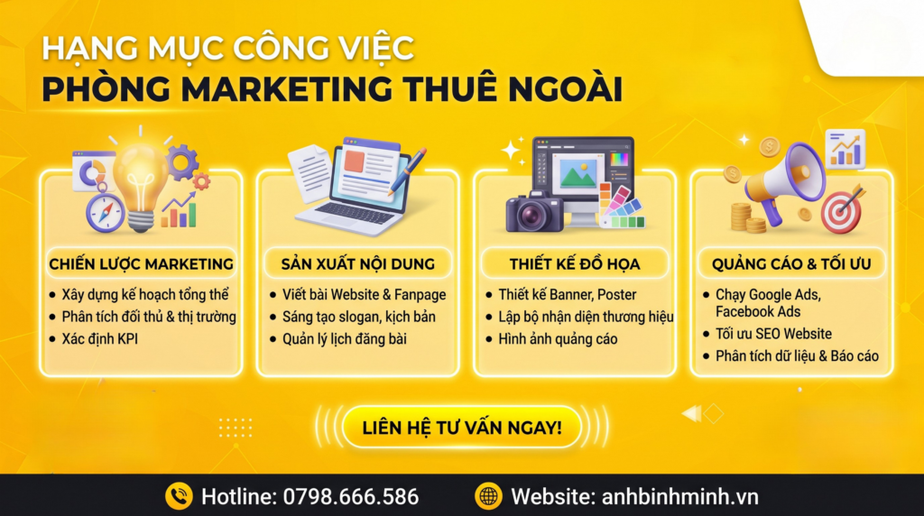 Cho Thuê Phòng Marketing Bên Ngoài