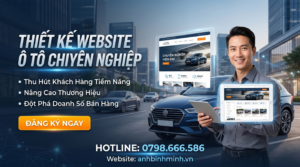 thiết kế web mua bán ô tô