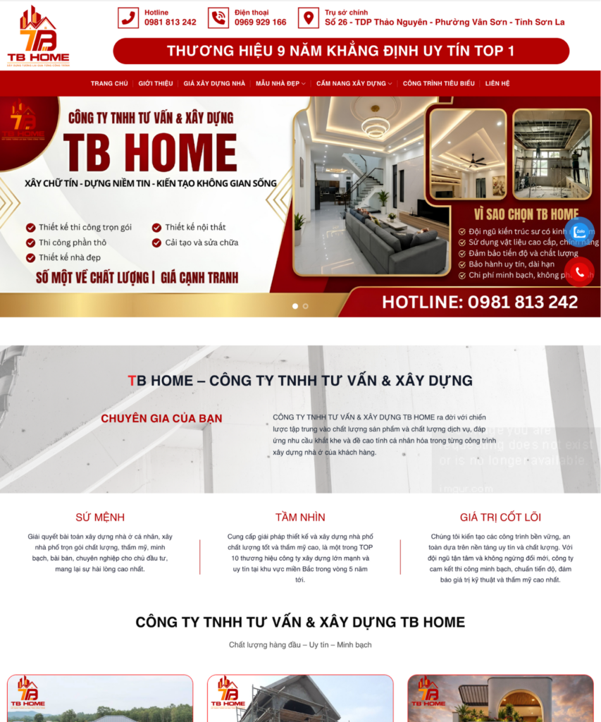 thiết kế website