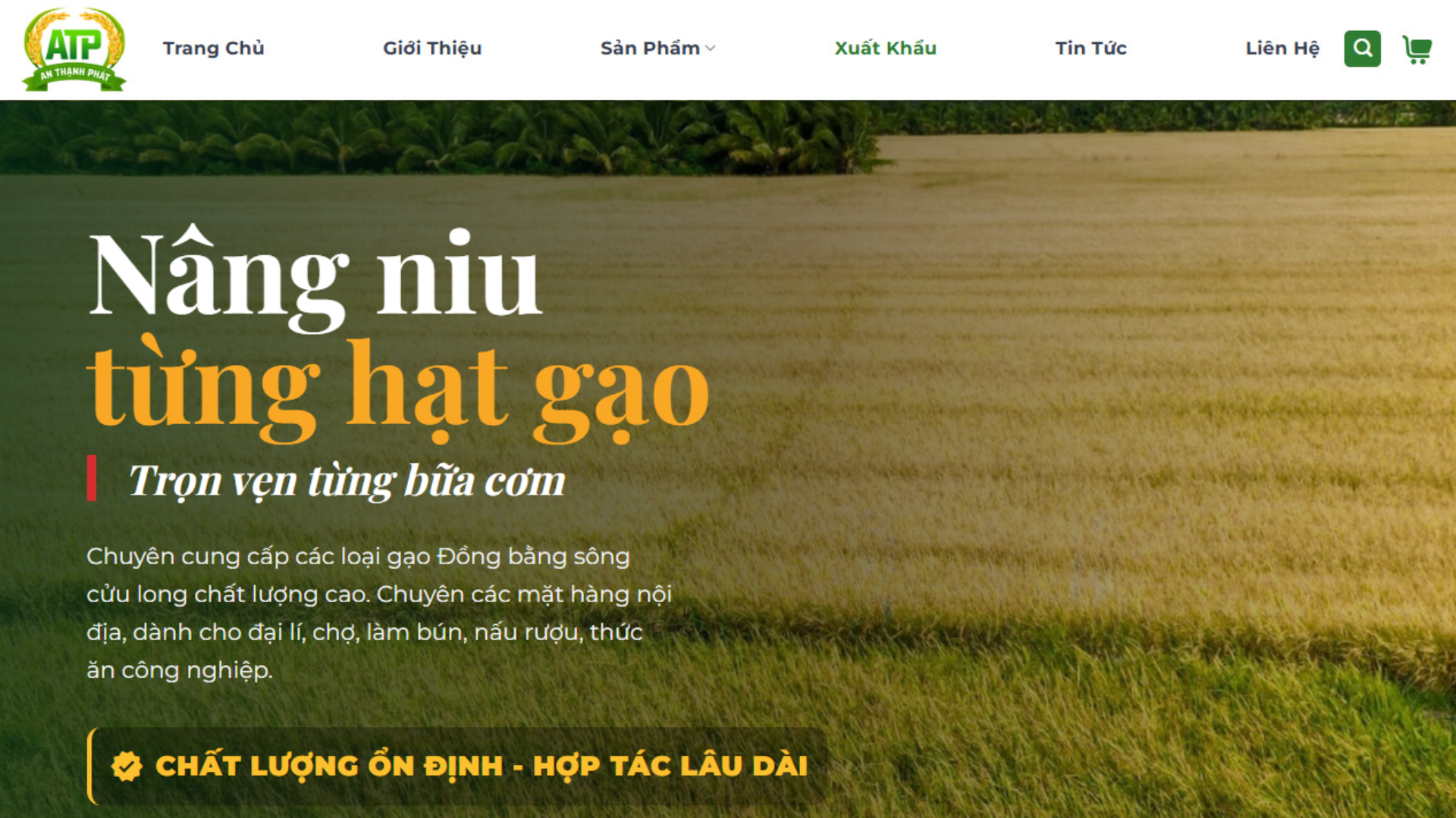 DỰ ÁN WEBSITE - GẠO AN THẠNH PHÁT