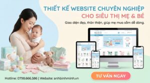 Thiết Kế Web Siêu Thị Mẹ Và Bé
