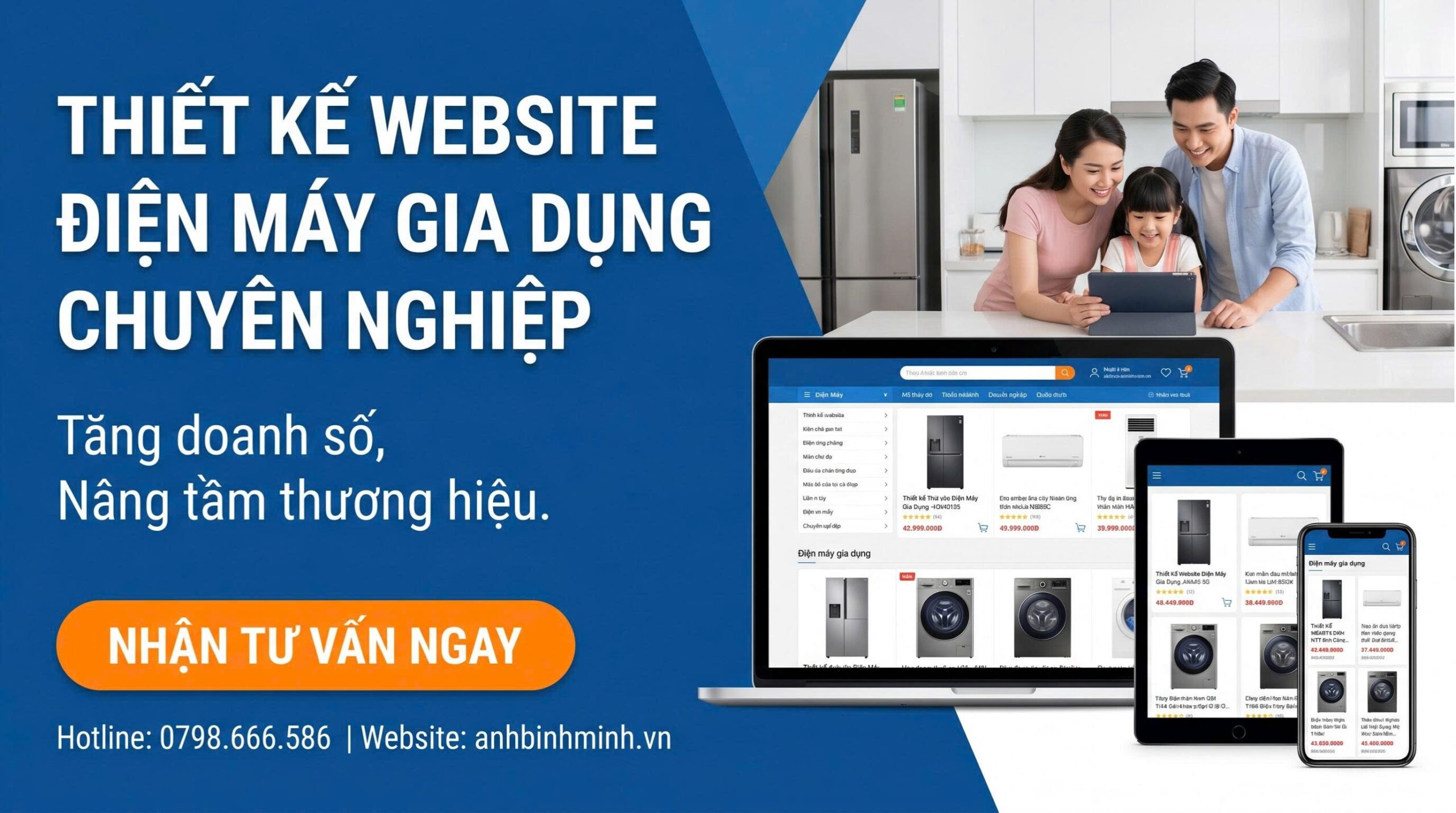 Dịch Vụ Thiết Kế Web Đồ Gia Dụng Chuyên Nghiệp Chuẩn SEO