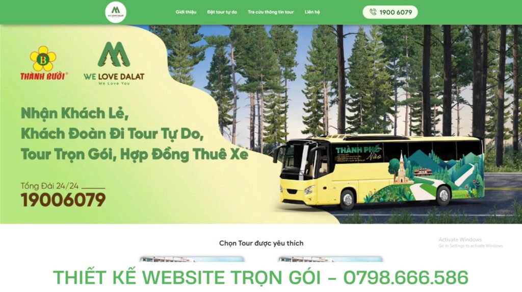 thiết kế web tại Đà Lạt