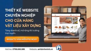 thiết kế web cửa hàng vật liệu xây dựng