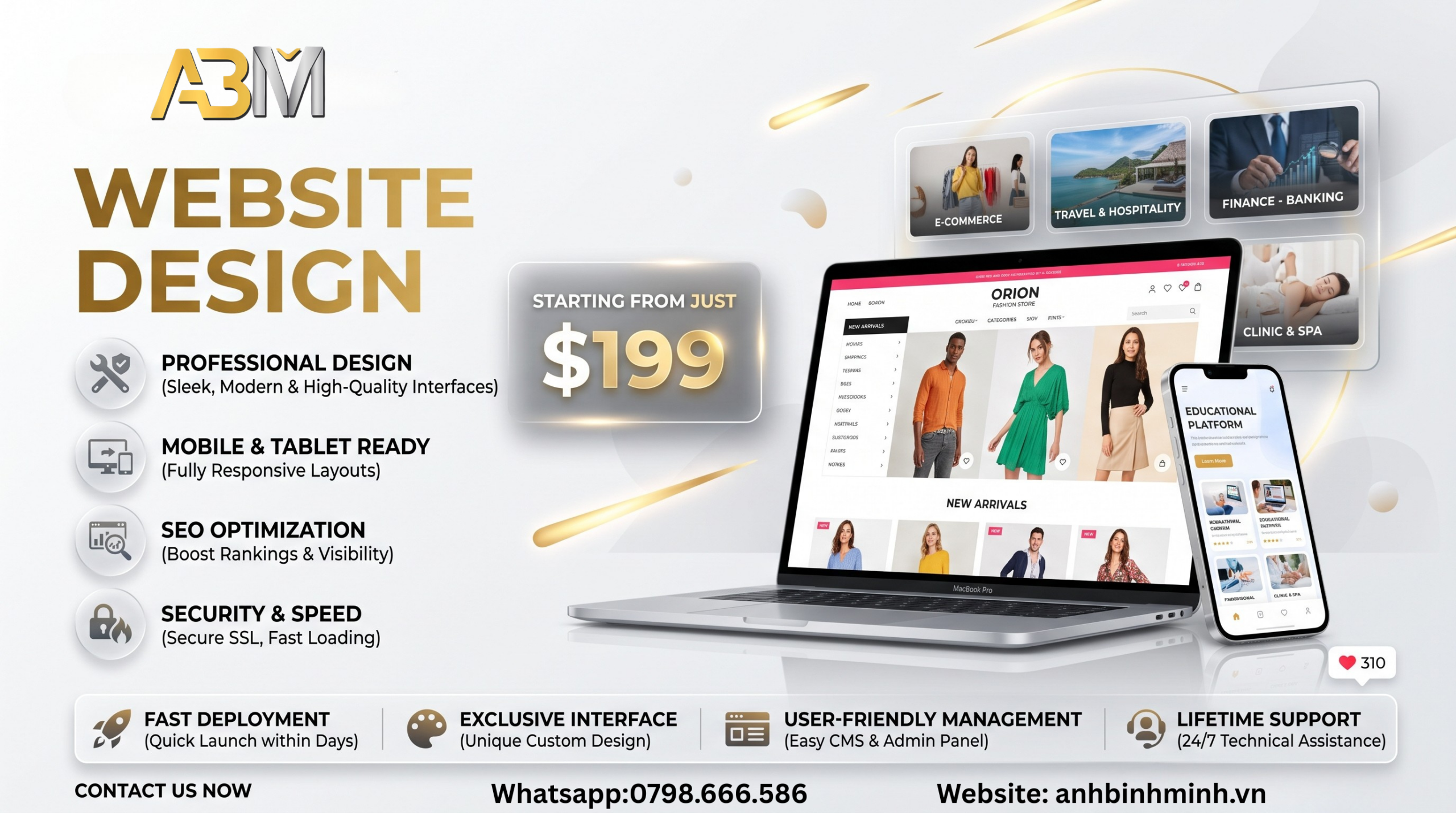 Web Design Company In Vietnam | ABM Group