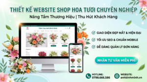 Thiết Kế Web Cửa Hàng Hoa Tươi