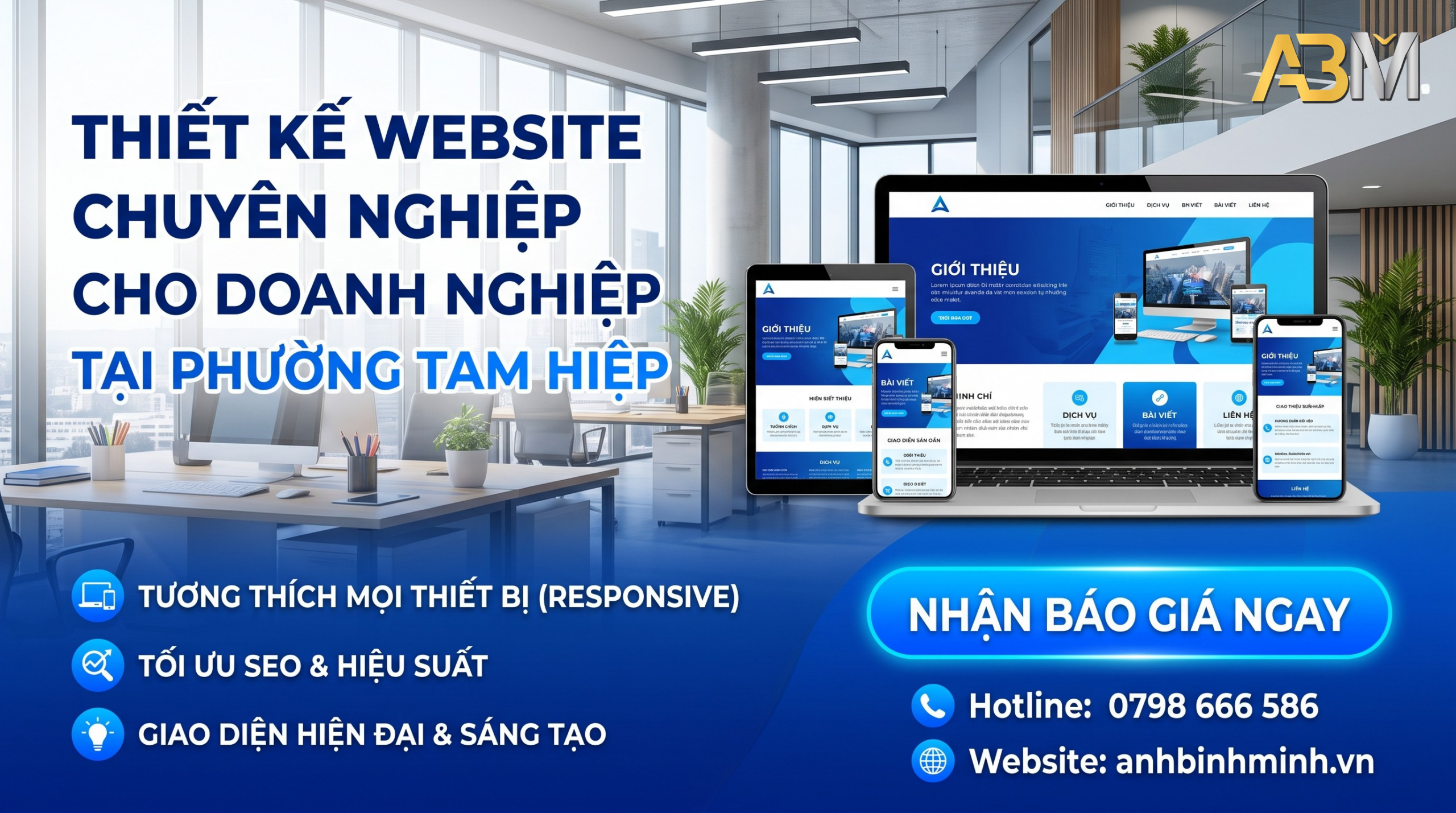 Thiết Kế Web Phường Tam Hiệp Giá Rẻ