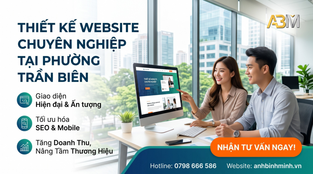 Thiết Kế Web Phường Trấn Biên