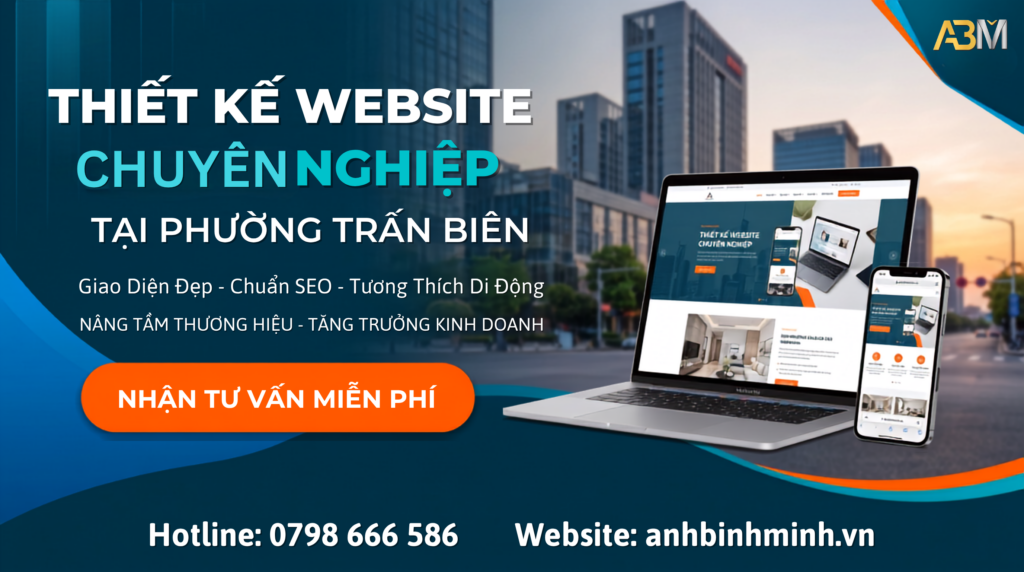 Thiết Kế Web Phường Trấn Biên