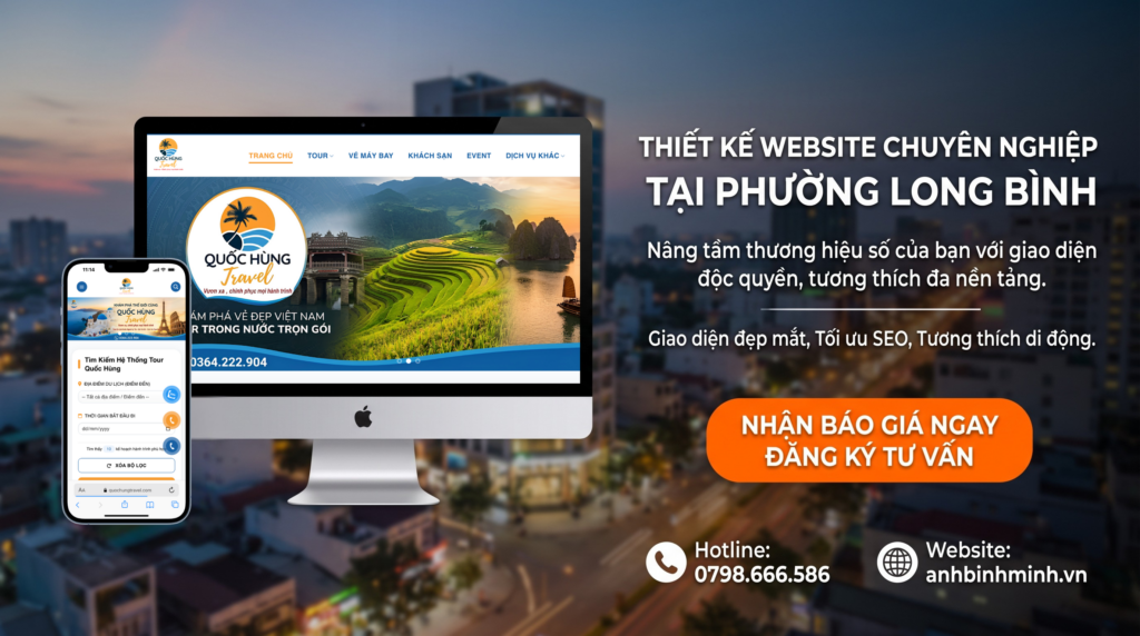 Thiết Kế Web Phường Long Bình
