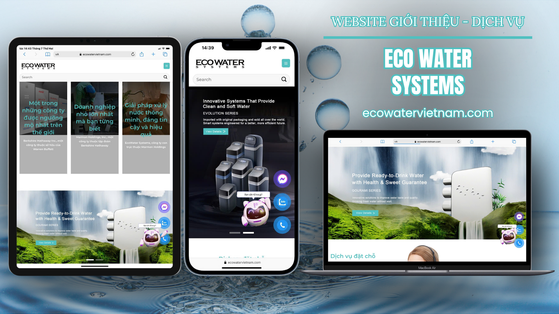DỰ ÁN WEBSITE - ECOWATER SYSTEMS