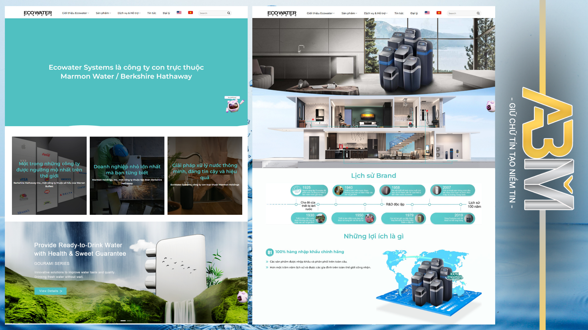 DỰ ÁN WEBSITE - ECOWATER SYSTEMS