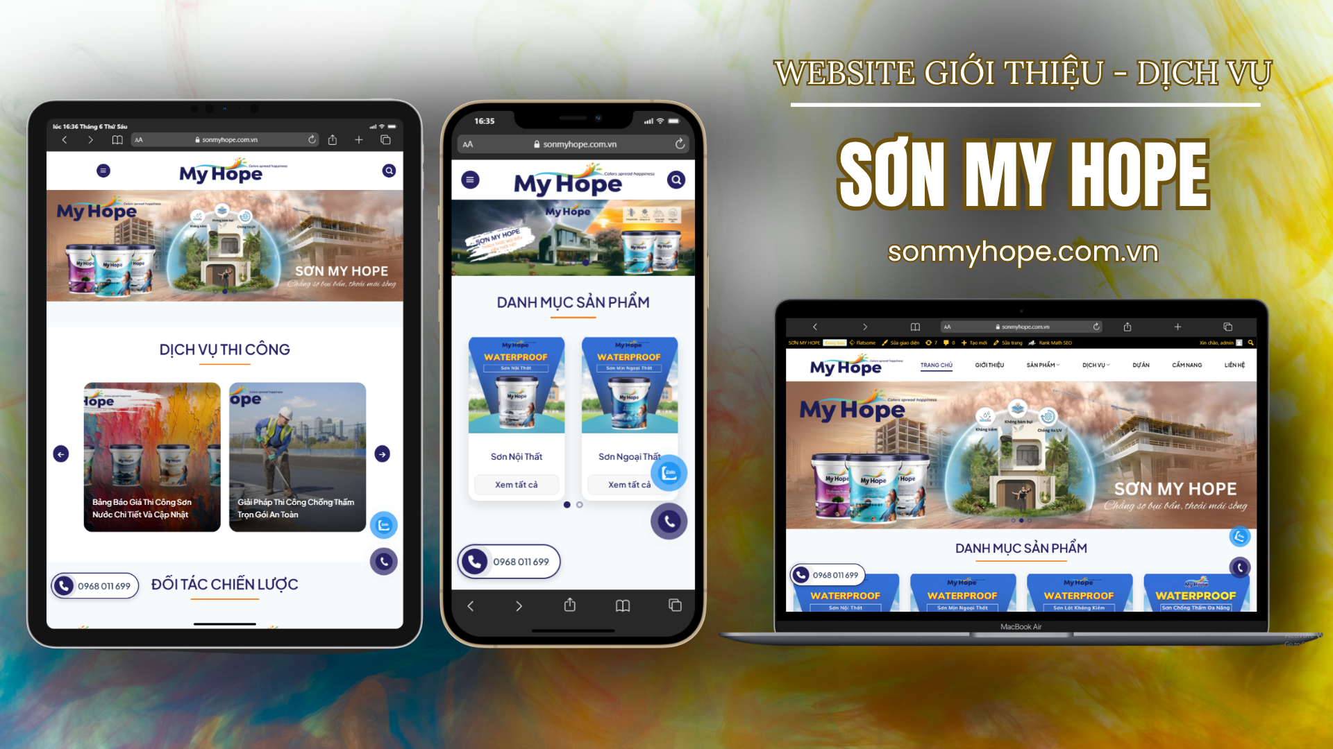 DỰ ÁN WEBSITE - SƠN MY HOPE