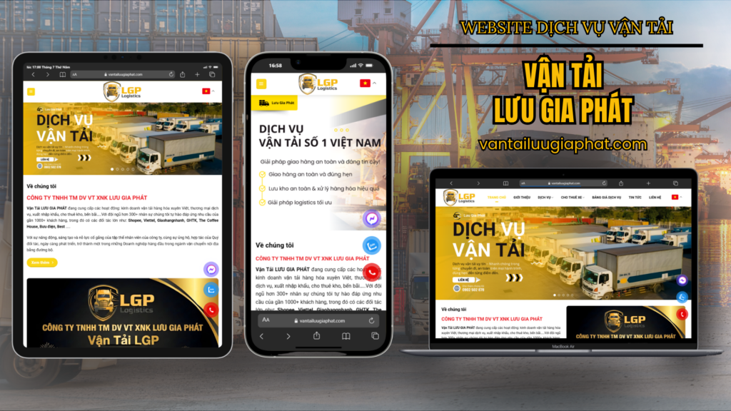 Thiết Kế Web Phường Trảng Dài