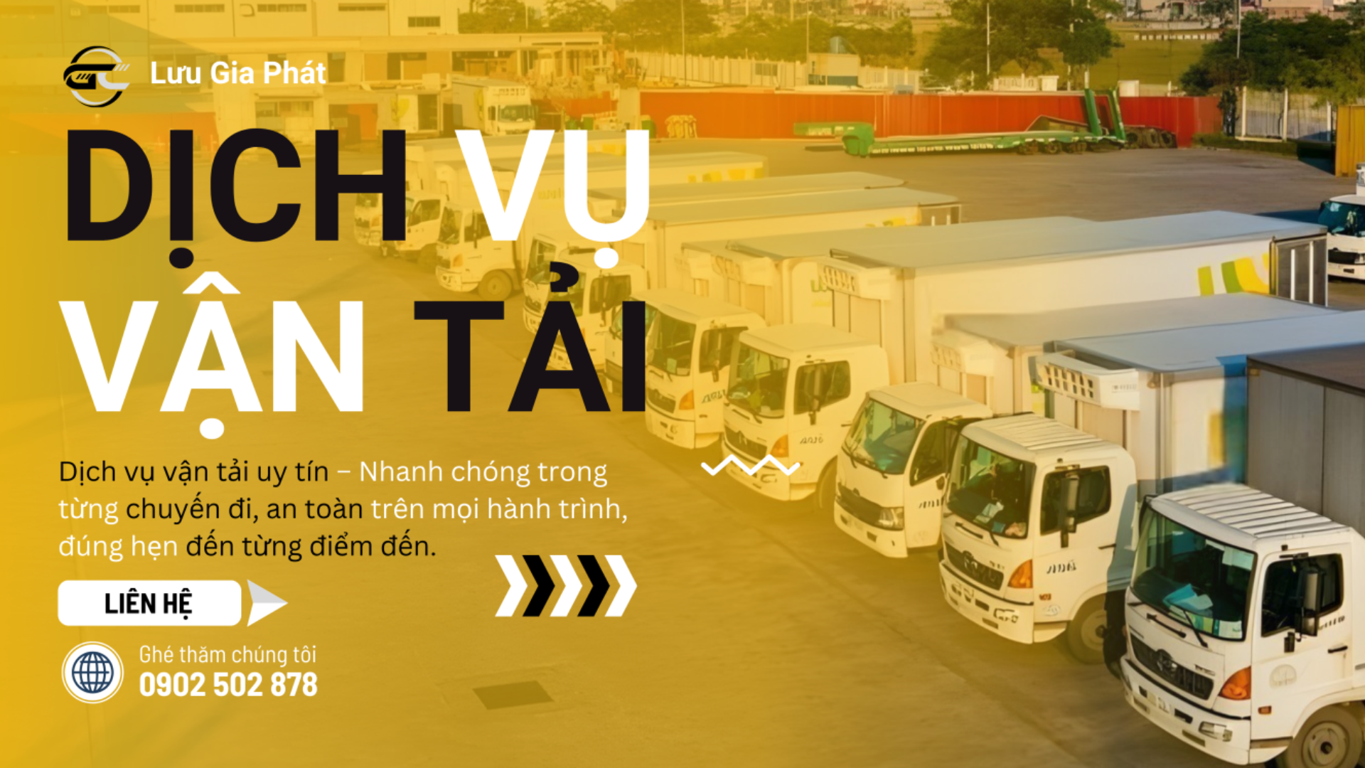 DỰ ÁN WEBSITE - VẬN TẢI LƯU GIA PHÁT