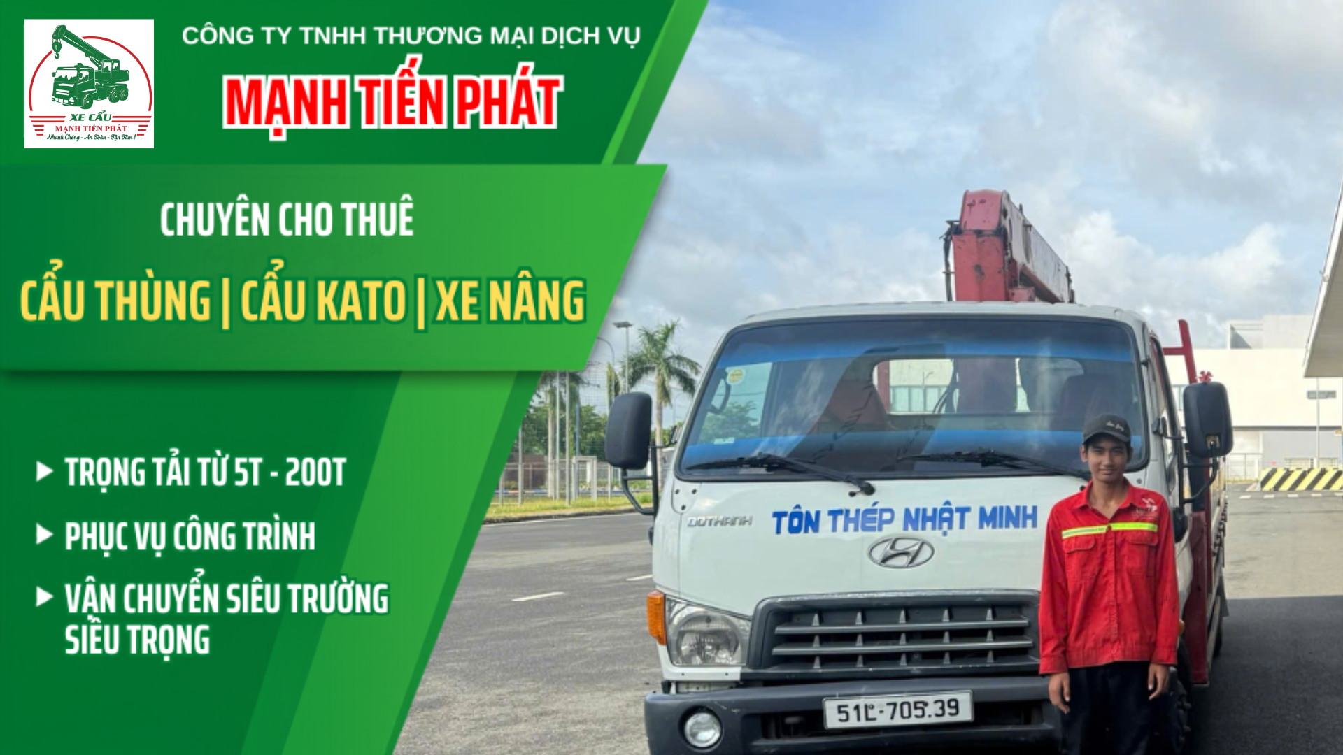 DỰ ÁN WEBSITE - XE CẨU MẠNH TIẾN PHÁT
