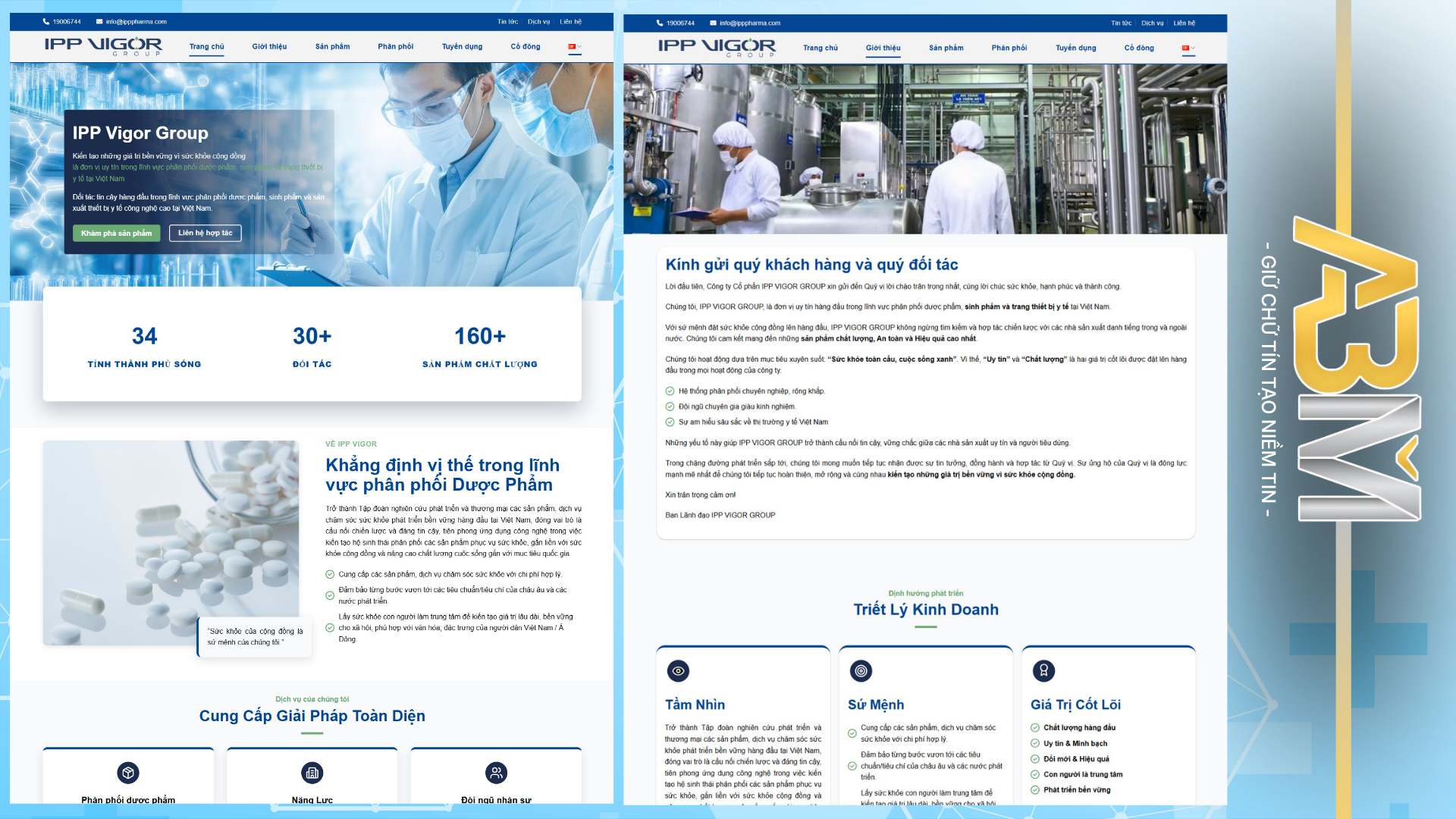 DỰ ÁN WEBSITE - IPP VIGOR GROUP