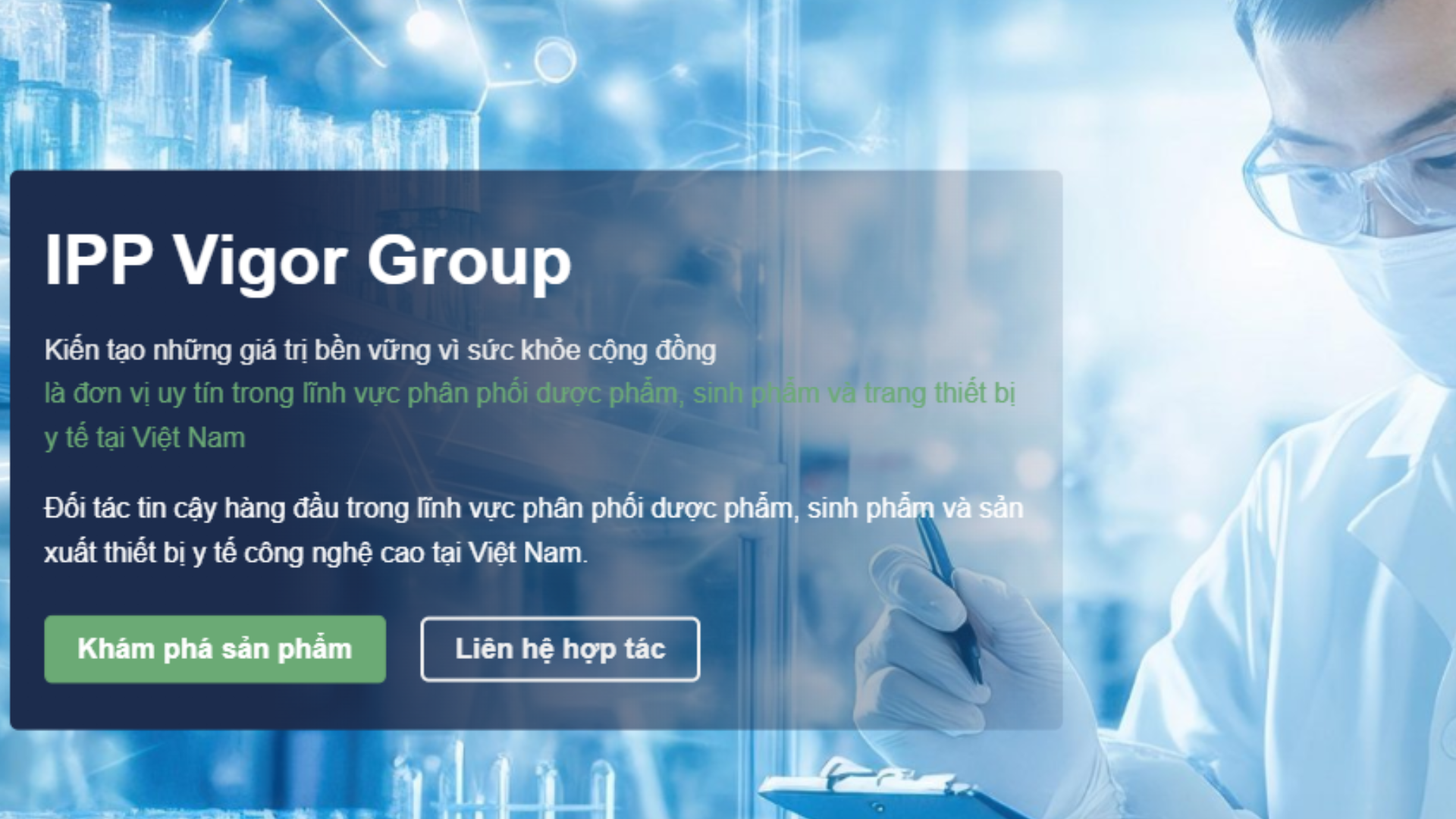 DỰ ÁN WEBSITE - IPP VIGOR GROUP