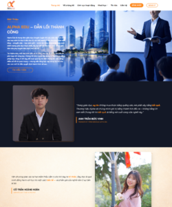 DỰ ÁN WEBSITE - ALPHA EDU