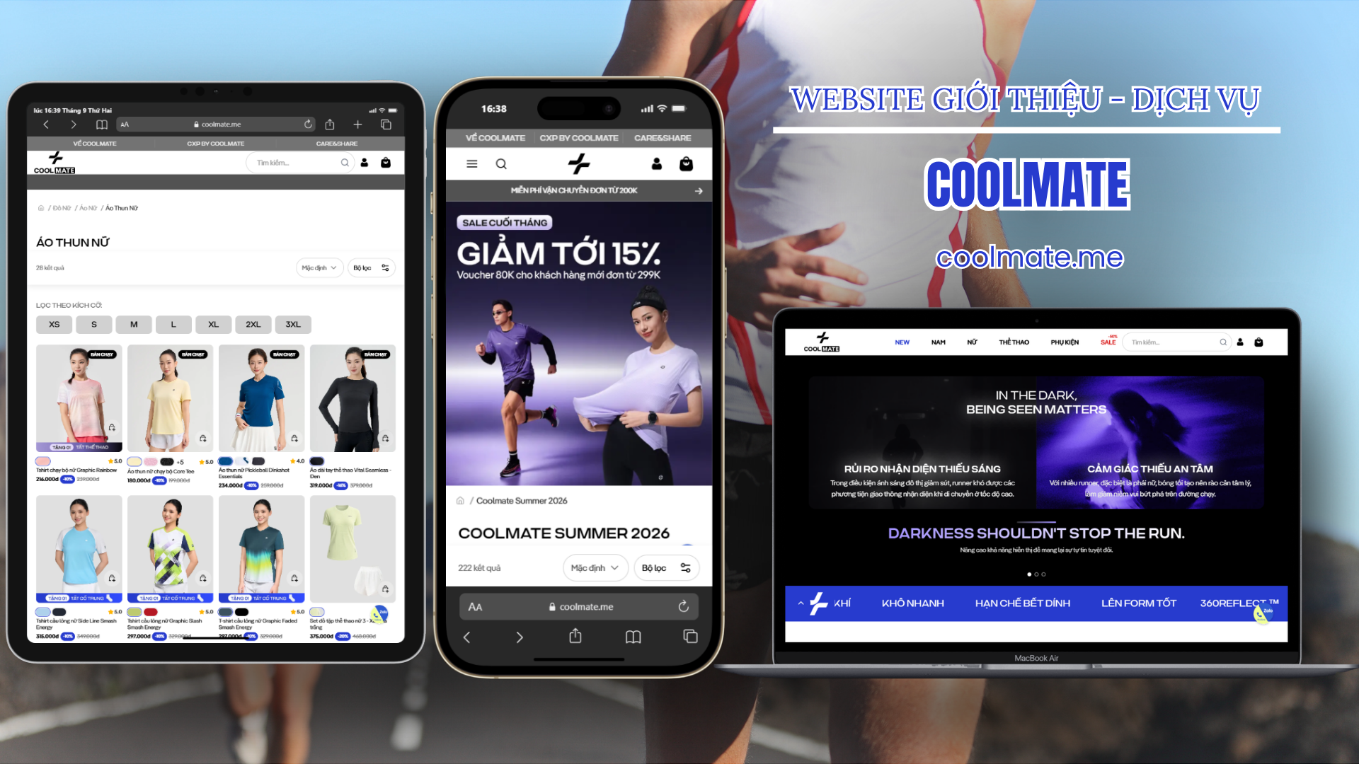 DỰ ÁN WEBSITE - COOLMATE