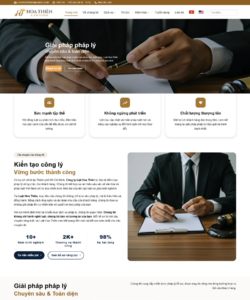 DỰ ÁN WEBSITE - HOA THIÊN LAWFIRM