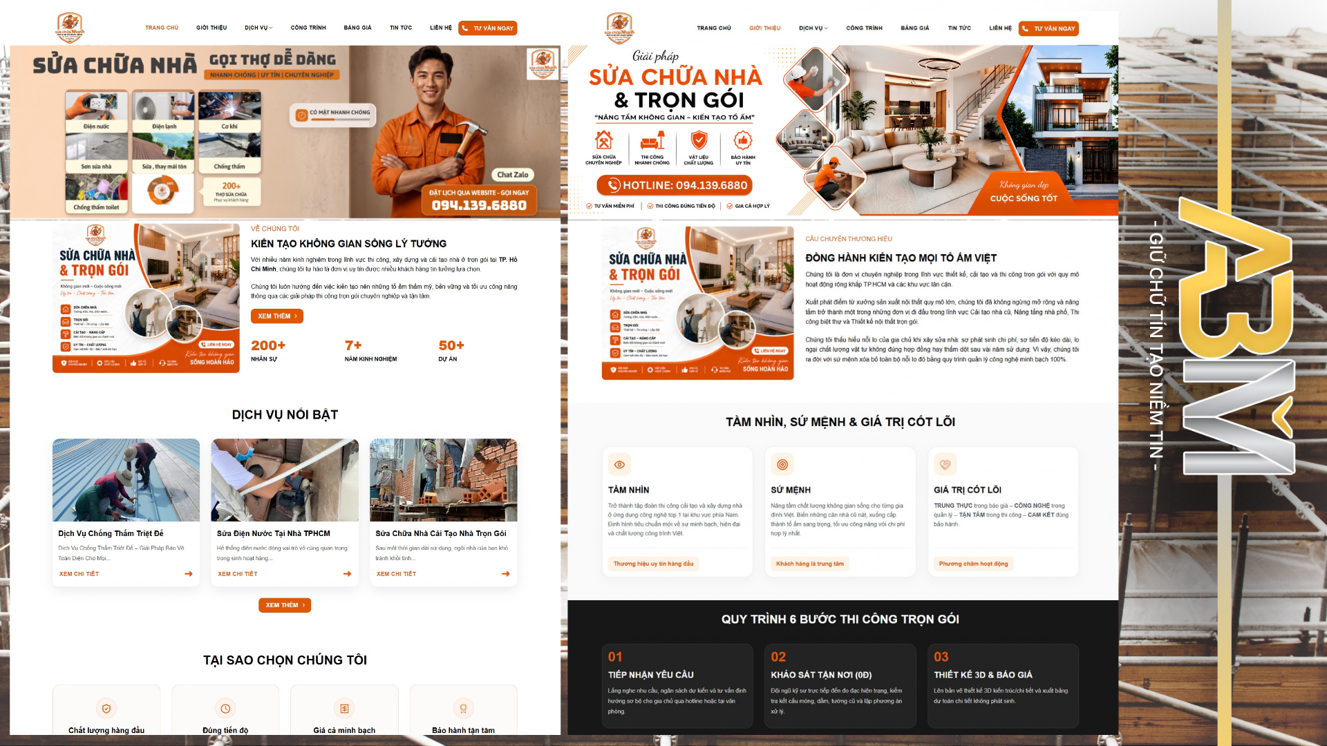 DỰ ÁN WEBSITE - SỬA CHỮA NHANH