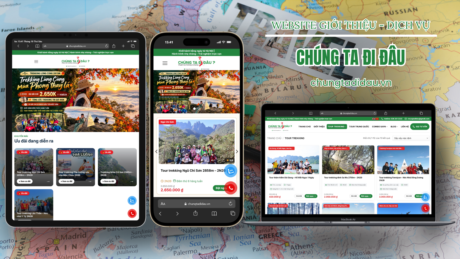 DỰ ÁN WEBSITE - CHÚNG TA ĐI ĐÂU