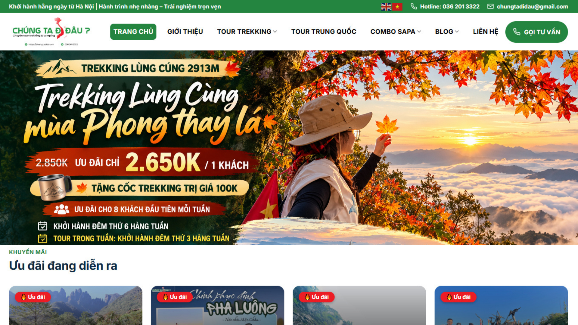 DỰ ÁN WEBSITE - CHÚNG TA ĐI ĐÂU