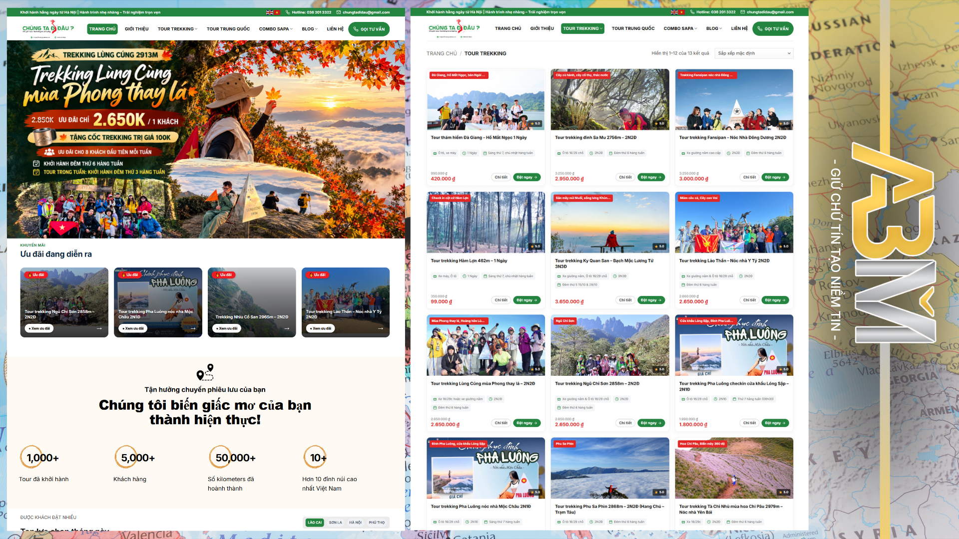 DỰ ÁN WEBSITE - CHÚNG TA ĐI ĐÂU