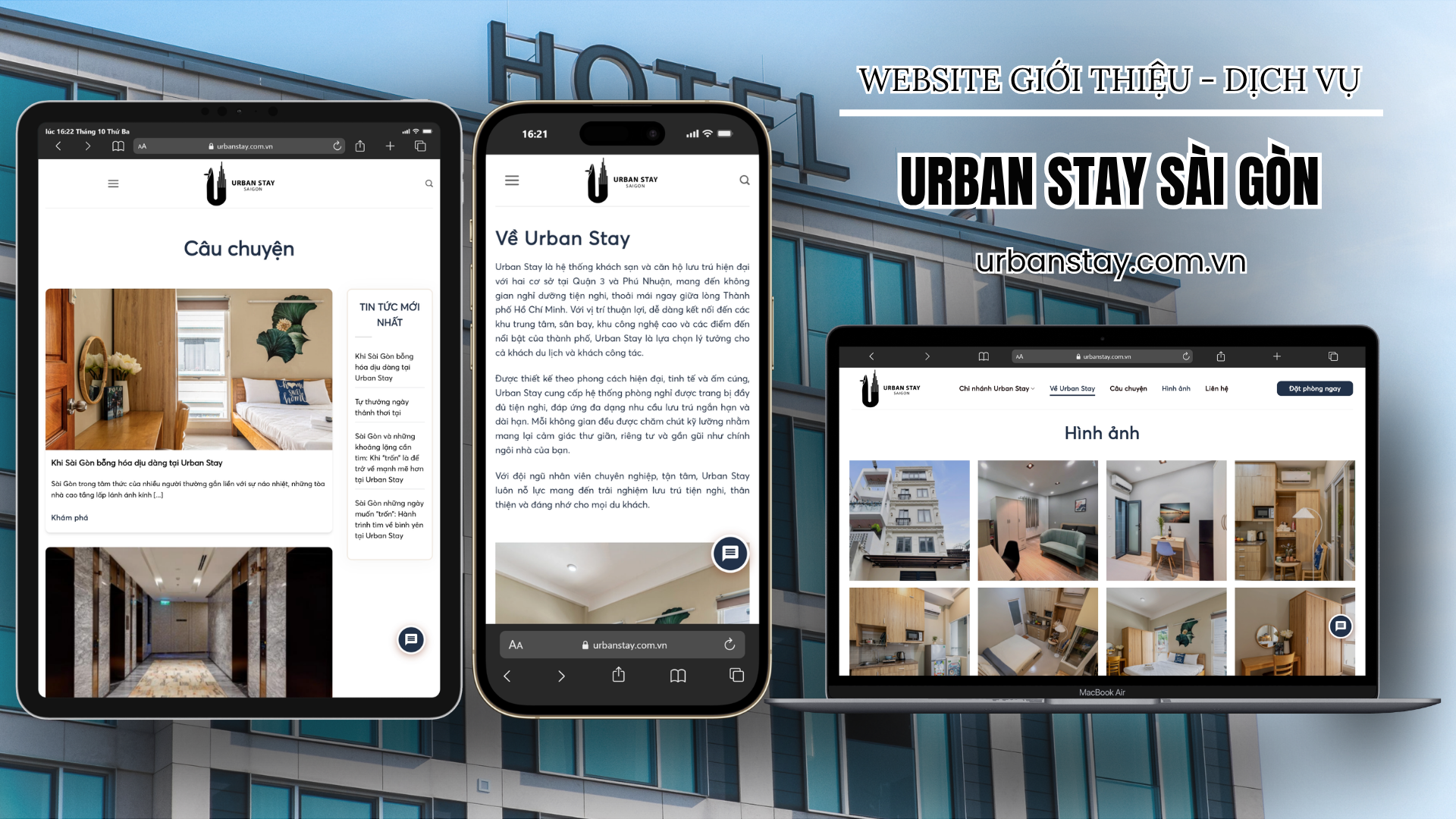 DỰ ÁN WEBSITE - URBAN STAY SÀI GÒN